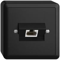 Prise AP 1×RJ45/s 4P ITplus EDIZIOdue noir