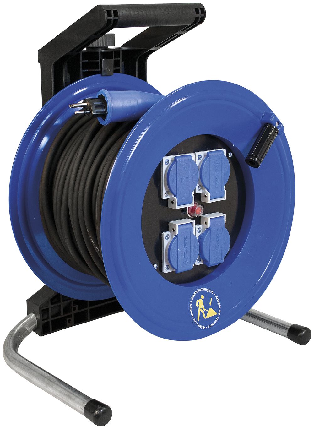 Avvolgicavo KU blu GDV 30m 3×2.5mm² T12, 4×T13 10A