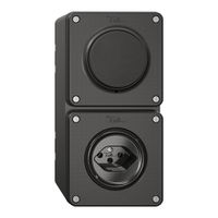 NAPU-Kombination NEVO, 2×1, 1×Sch 3/1 L / 1×Typ 13, schwarz