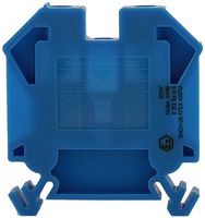 Durchgangs-Reihenklemme Woertz Ex 4…10mm² 57A 1000V Schraubansch.2×1 TH35 blau