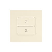 Commande pour poussoir scènes EDIZIO.liv Wiser SNAPFIX® 2 scènes vertical 2T cr