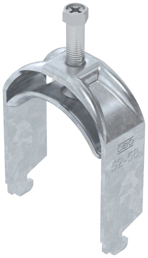 Fixation rapide BET 2056 pied à N métal 52…58mm 1×câble acier Zn-ch-im