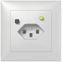 UP-FI-Steckdose SIDUS B T23 30mA weiss glänzend