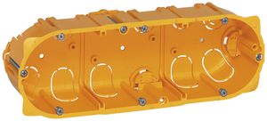 UP-Einlasskasten Batibox MOS gelb 8 Module T=50mm für Hohlwand