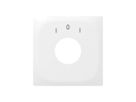 Placca frontale SIDUS con incisione 1-0-1 bianco