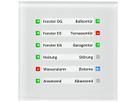 Apparecchio indicatore KNX INC MDT SCN-GLED1W.01 campo per designazione vetro