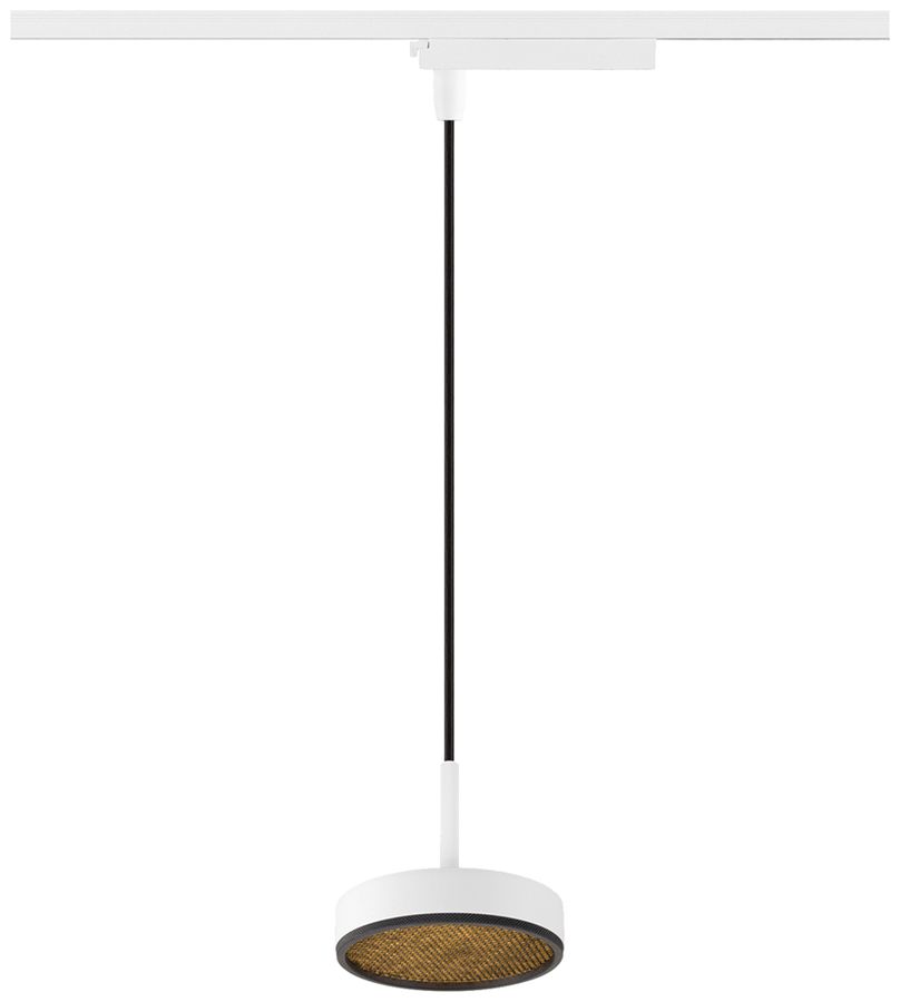 LED-Pendelleuchte SLV GRIP FLAT 16W 400lm 2700…3000K DIM Ø140mm weiss