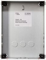 EB-Gehäuse Siedle Classic 1× 154×204×65mm silber