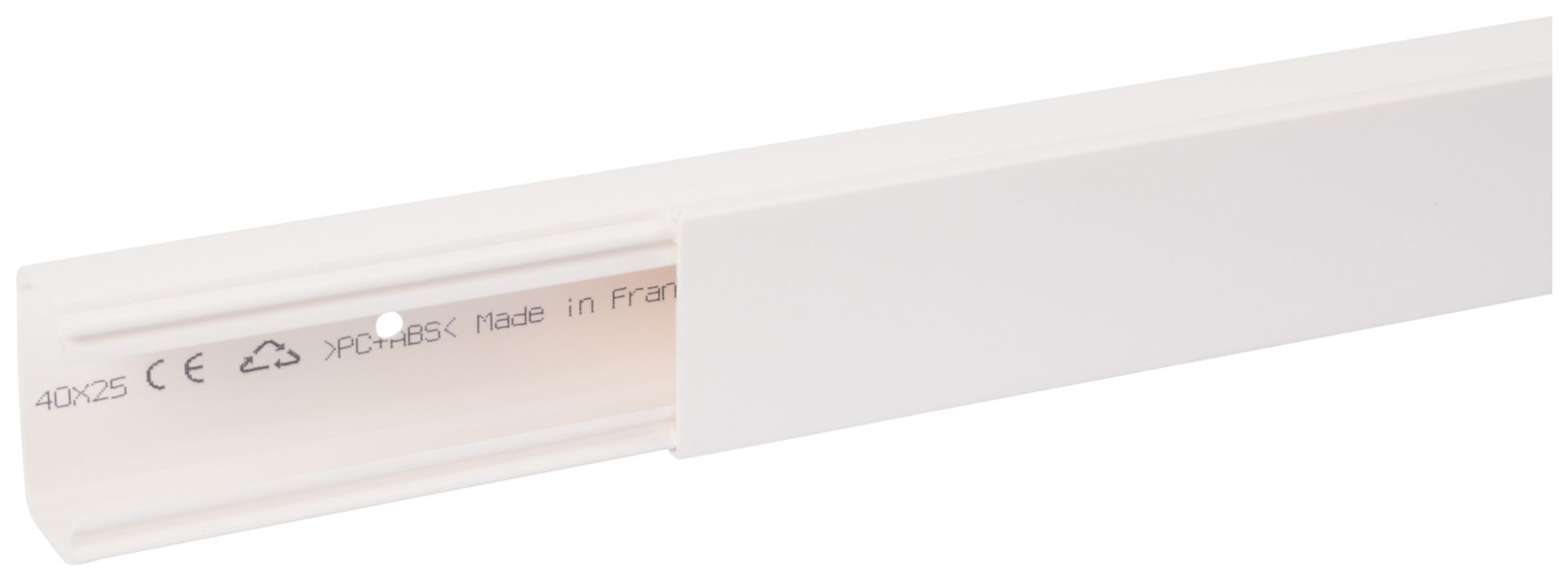 Installationskanal HF 40×25×2000mm Kunststoff weiss IP3X