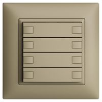 Poussoir KNX RGB ENC EDUE FMI, 250mW, s.LED, 4×poussoir, comm.2×touches, sa