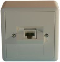 AP-Dose 1×RJ45/u 8P ITplus EDIZIOdue weiss