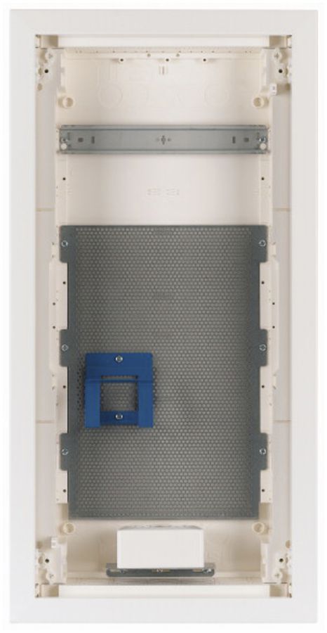 Distributore p.parete cava Eaton multimedia 4-file porta in acciaio bianco