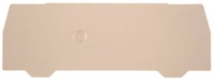 Plaque intermédiaire Weidmüller ZTW ZTL6 105.8×38.35mm beige