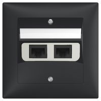 Scatola di raccordo INC SIDUS 2×RJ45 antracite