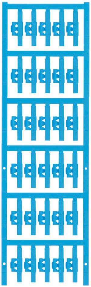 Marqueur de conducteur Weidmüller MultiCard SFC p.Ø2…3.5mm 30×5.8mm PA66 bleu
