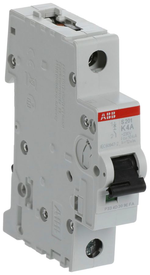 Disjoncteur ABB S201-K4 4A 6kA