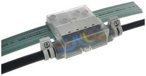 Abzweigdose Woertz für Flachkabel Power 5×2.5mm² flach 2×5P