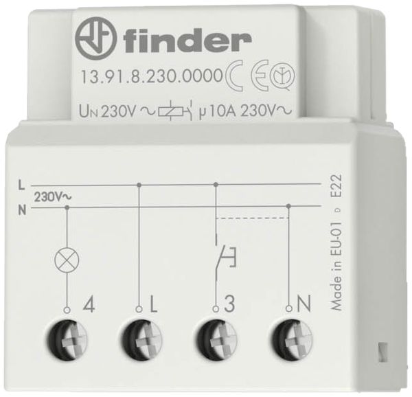 EB-Schrittschalter Finder Serie 13.91 230VAC 1S