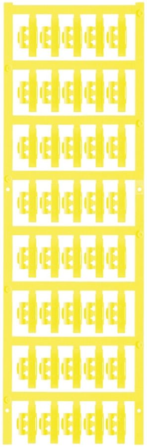 Marqueur de conducteur Weidmüller MultiCard SFC p.Ø2…3.5mm 21×5.8mm PA66 jaune