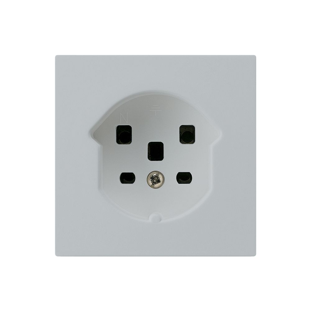 Prise HA kallysto type 25 avec bornes enfichables gris clair