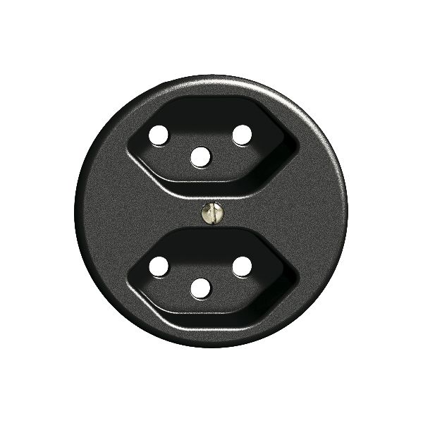 Frontset FH zu Steckdose 2×T13 schwarz