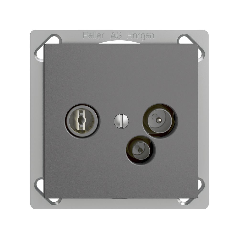 EB-Datendose TV-R DD04 5…65MHz EDIZIOdue dunkelgrau