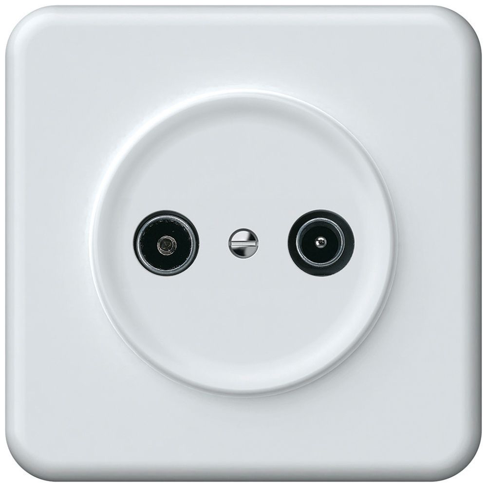 UP-Antennendose TV-R origin Durchgangsdose 18.5dB 1.7dB weiss