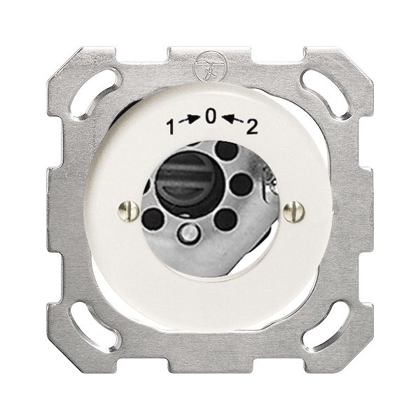 Contact pivotant ENC 1->0<-2 blanc pour serrure de sûr. sans cyl.