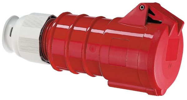 Prise mob.CEE Bals 4P 32A 400V 6h rouge IP44 nick.QC.TE-Plus