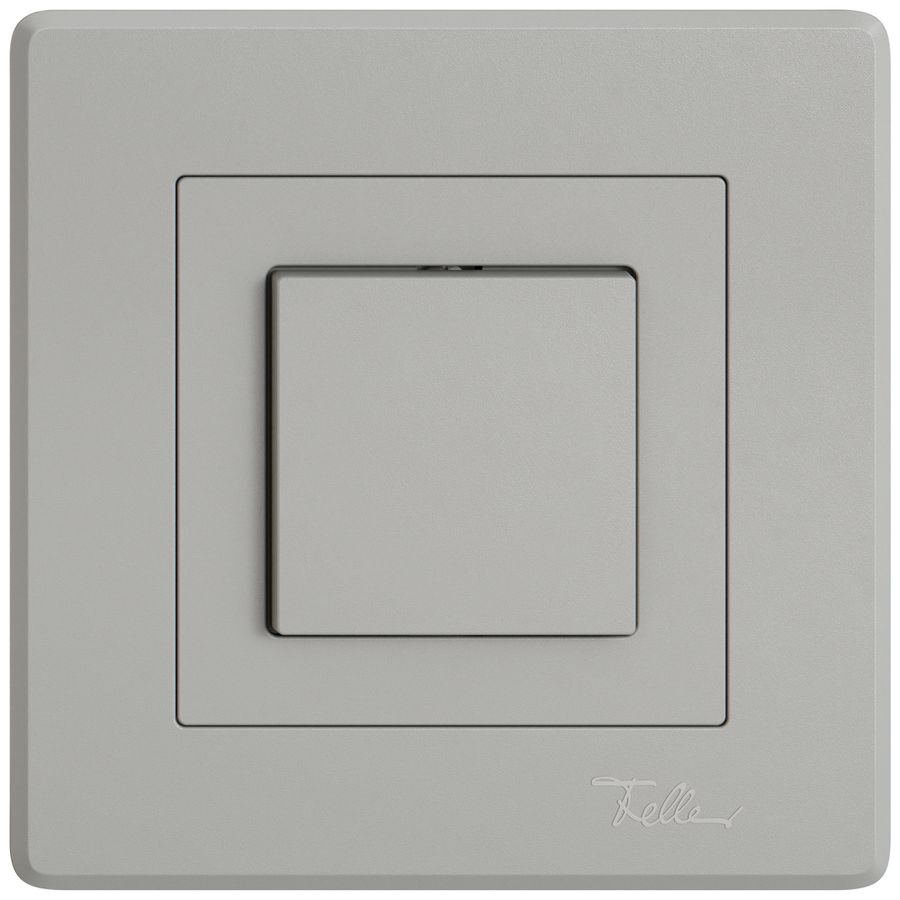 Interruttore a pulsante INC EDIZIO.liv SNAPFIX® 3/1L grc