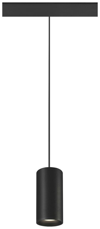 LED-Pendelleuchte SLV NUMINOS S 48V AD 16W 1130lm 940 DALI Ø60 schwarz/schwarz