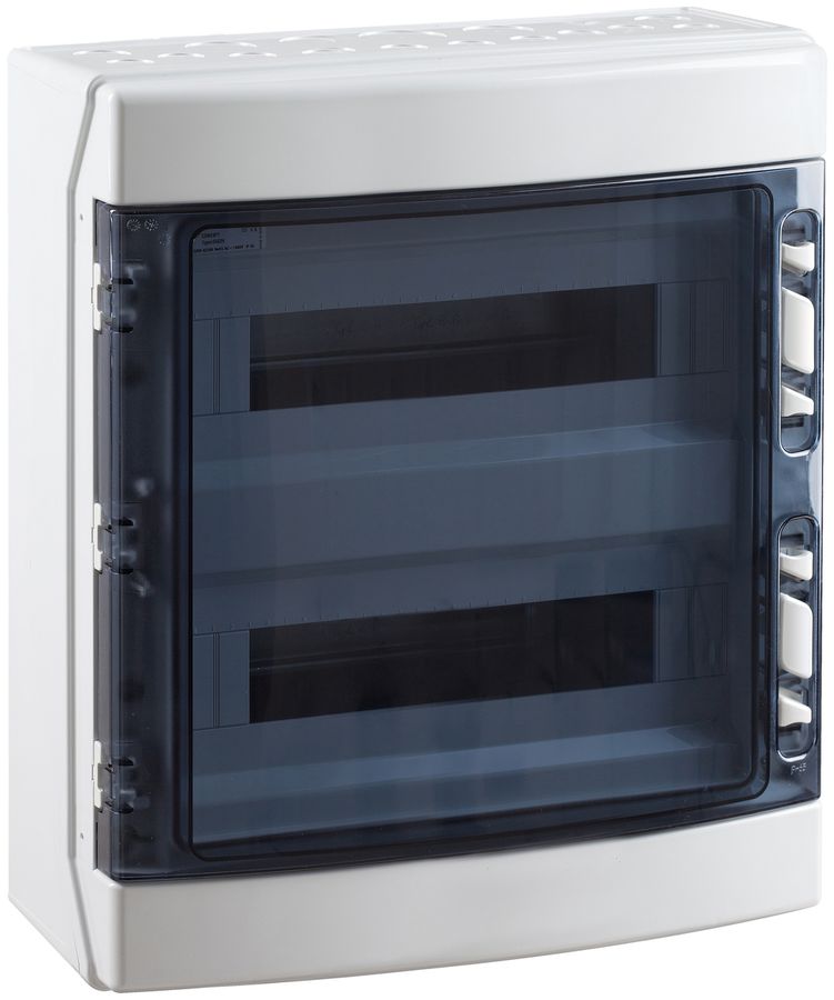 Scatola AP Elcase 436×418×148mm 2×18 moduli IP65 IK08 650°C ABS/PC grigio