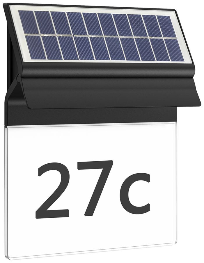 Applique LED Philips Enkara Solar SEN 0.2W 17lm 827 IP44 nero