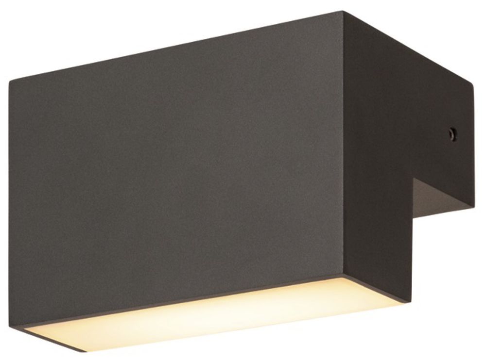 Applique LED SLV L-LINE WL 7W 570lm 3000/4000K IP65 anthracite