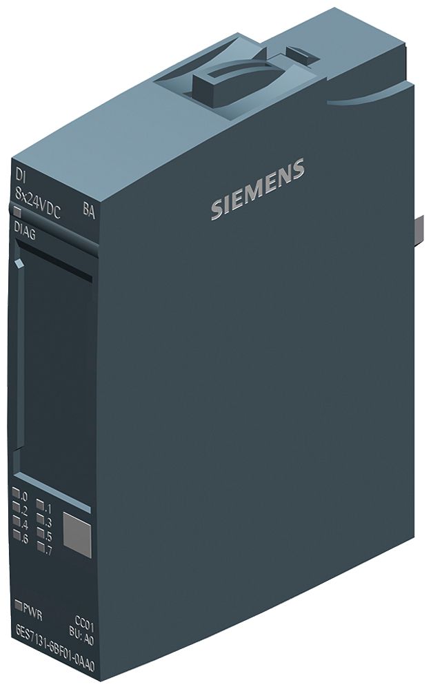 SPS-Eingabemodul Siemens SIMATIC ET200SP DI 8×24VDC BA A0 CC01