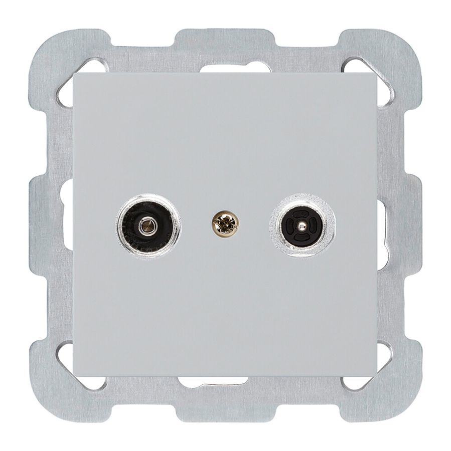 Presa antenna INC kallysto R/TV montaggio B 11dB 2GHz grigio chiaro