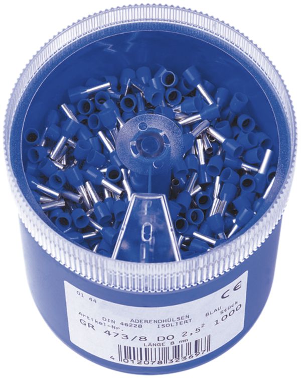 Capocorda Ferratec CU is.2.5mm²/8mm blu