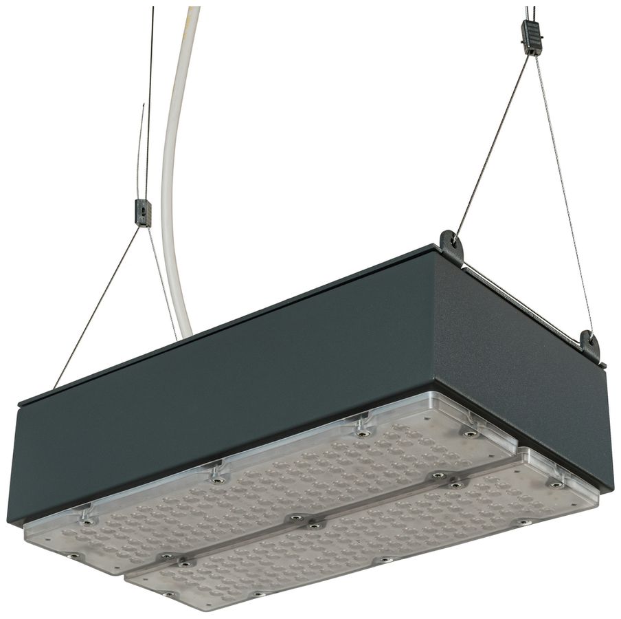 LED-Hallenstrahler Sylvania KubiXx AISLE 54W 9400lm 840 IP65 DIM 412×190