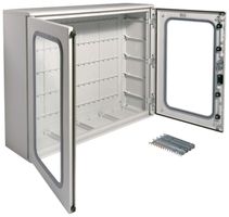 Coffret mural Hager Orion.Plus a.porte 230 mod.5 rangs 46UM 1100×850×300mm gr