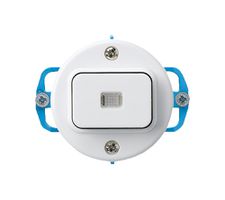 Insert pour interrupteur lumineux ENC basico 3/1 blanc