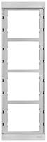 Rahmenmodulhalter Urmet Alpha, 4×Modul, 125×396mm