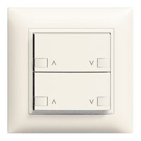 Poussoir ENC ZEP mot. 2c/2t station centrale/sec. EDIZIOdue blanc