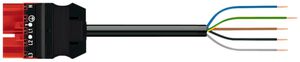 Câble de raccordement WAGO 5×1.5mm² 16A 400V 5m cod.P fiche-libre rouge