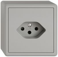 AP-Steckdose EDIZIO.liv SNAPFIX® 1×T13 hgu