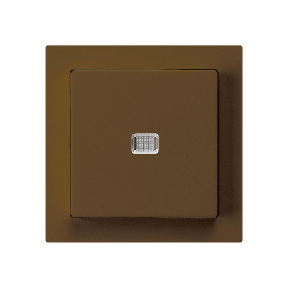 UP-Leuchtschalter kallysto 3/2L braun