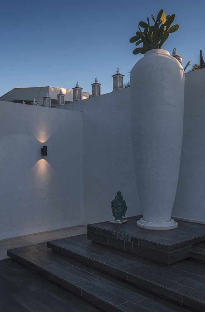 LED-Wandleuchte SLV ENOLA ROUND UP/DOWN S 7W 640lm 3000/4000K IP65 anthrazit