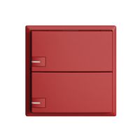 KNX-Taster RGB EDUE, 250mW, m.RGB-LED, 2×Taste, 1×Tastenb., ber