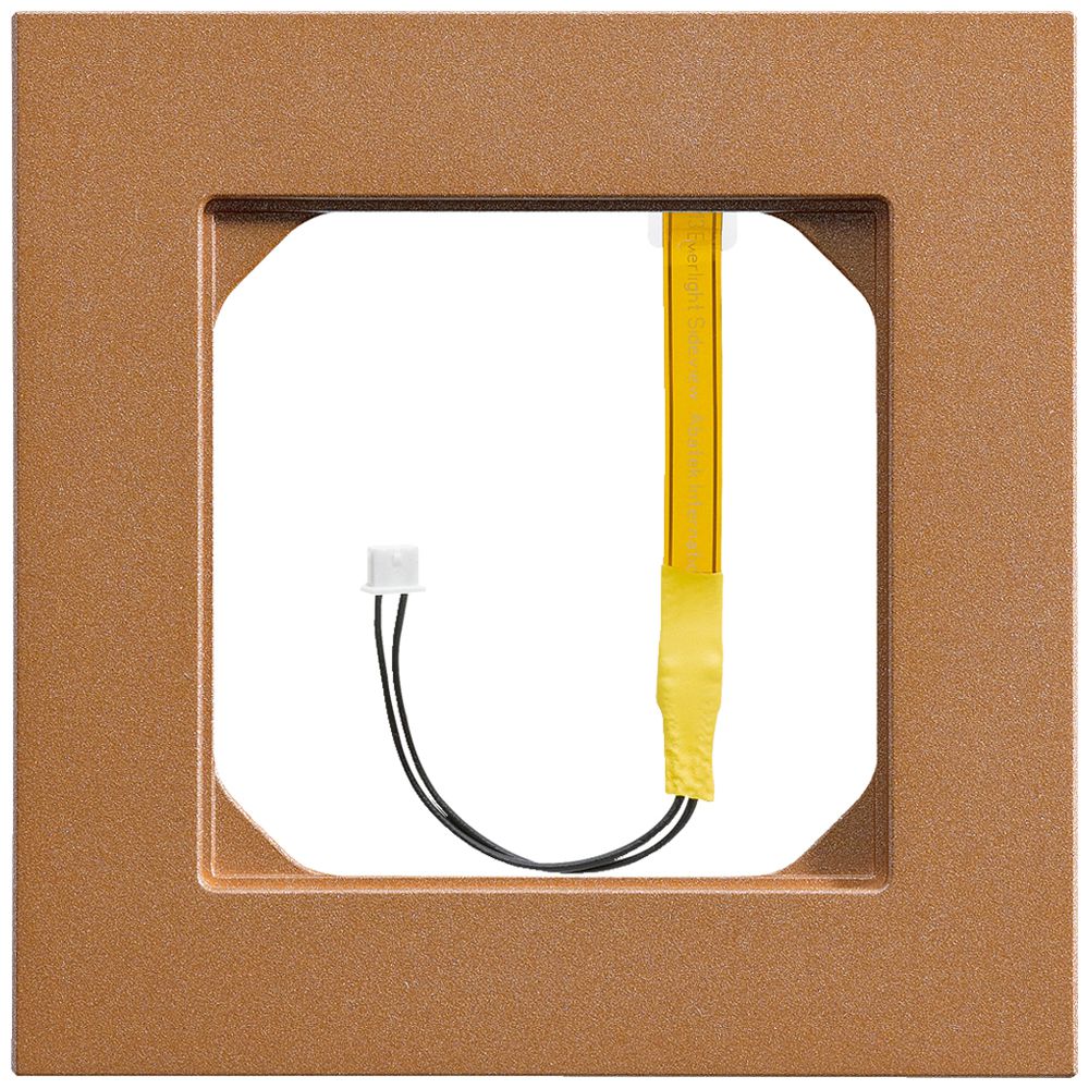 Abdeckrahmen kallysto.pro 1×1 canyon für Eckbeleuchtung blau