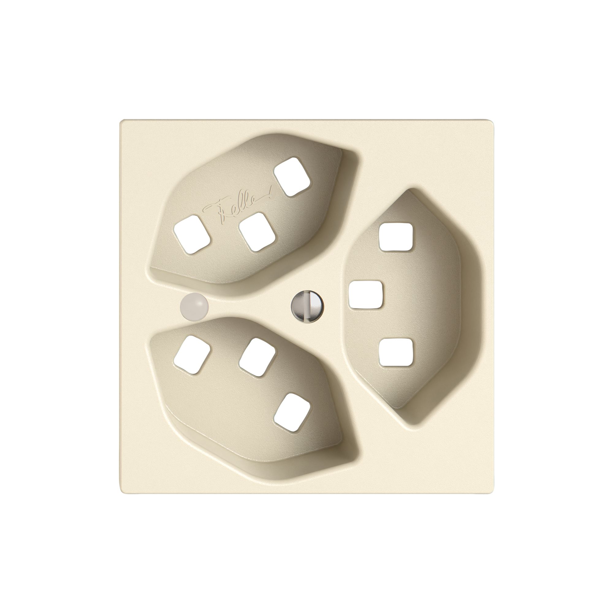 Montageset EDIZIO.liv SNAPFIX® für 3×T23 mit Frontlinse cr