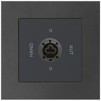 Interruttore rotativo INC 0-Hand-0-Aut. kallysto.pro 2/1L nero per serratura